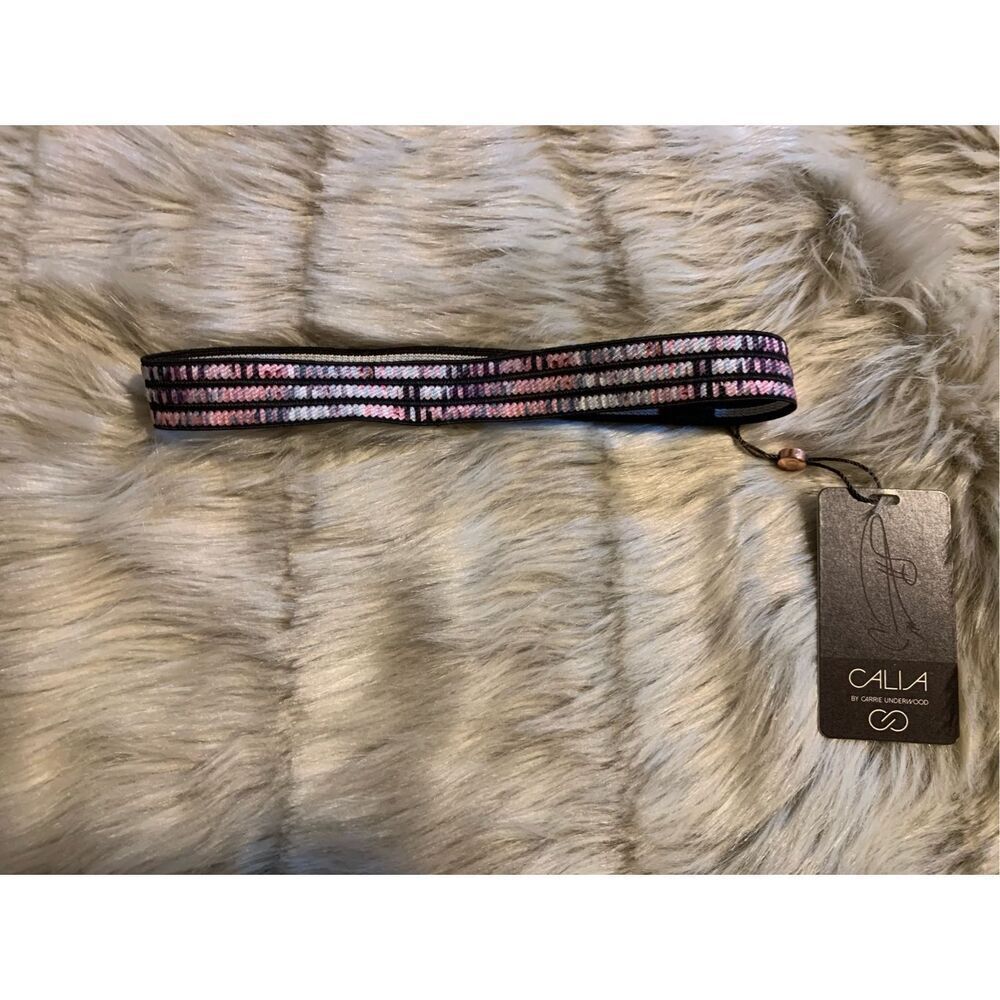 NWT CALIA Printed Stripe Skinny Headband